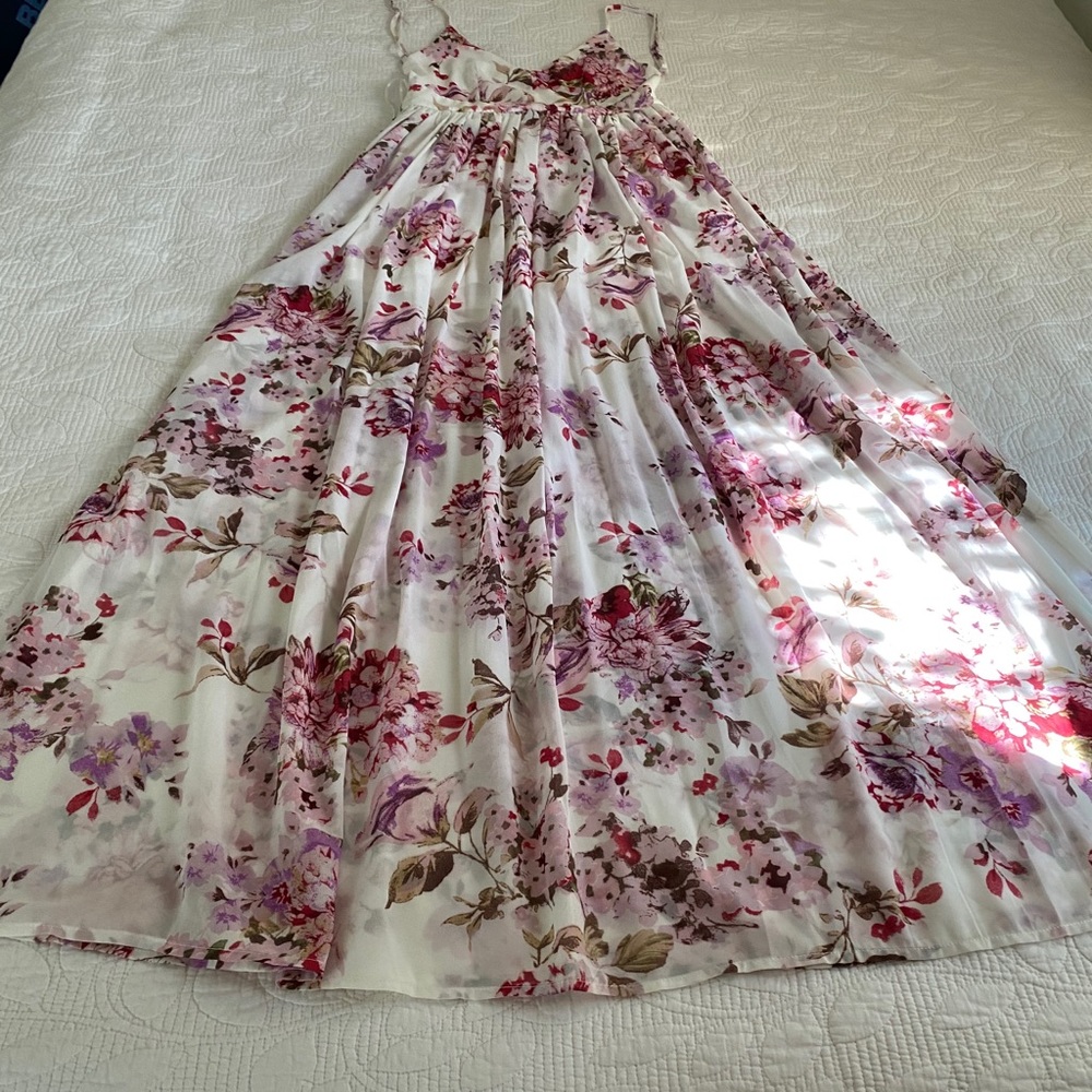 Long floral Dress